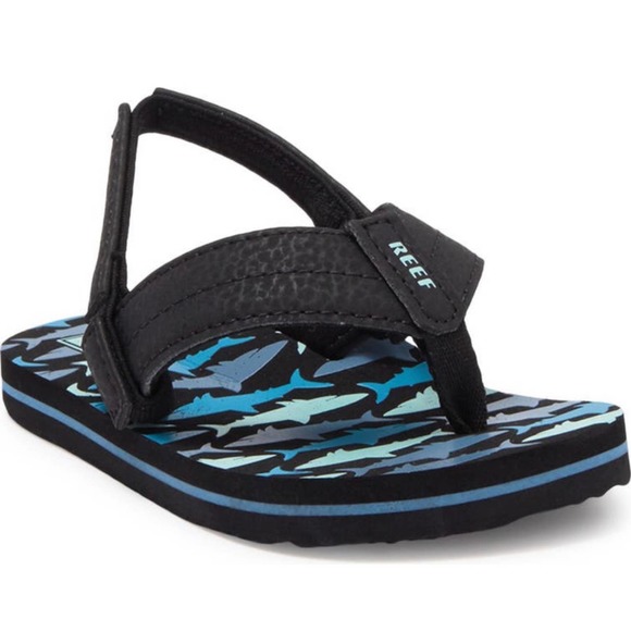 NWT Reef Toddler Little Uni Lo Slingback Thong Toe Sandal Flip Flop (Sz 7) - Picture 1 of 12